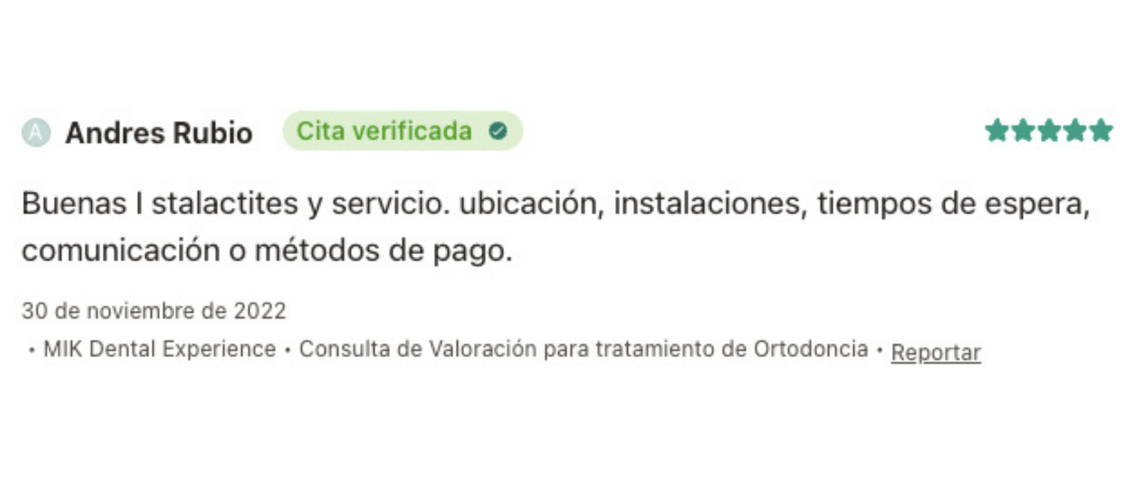Reseña 4 — Doctoralia