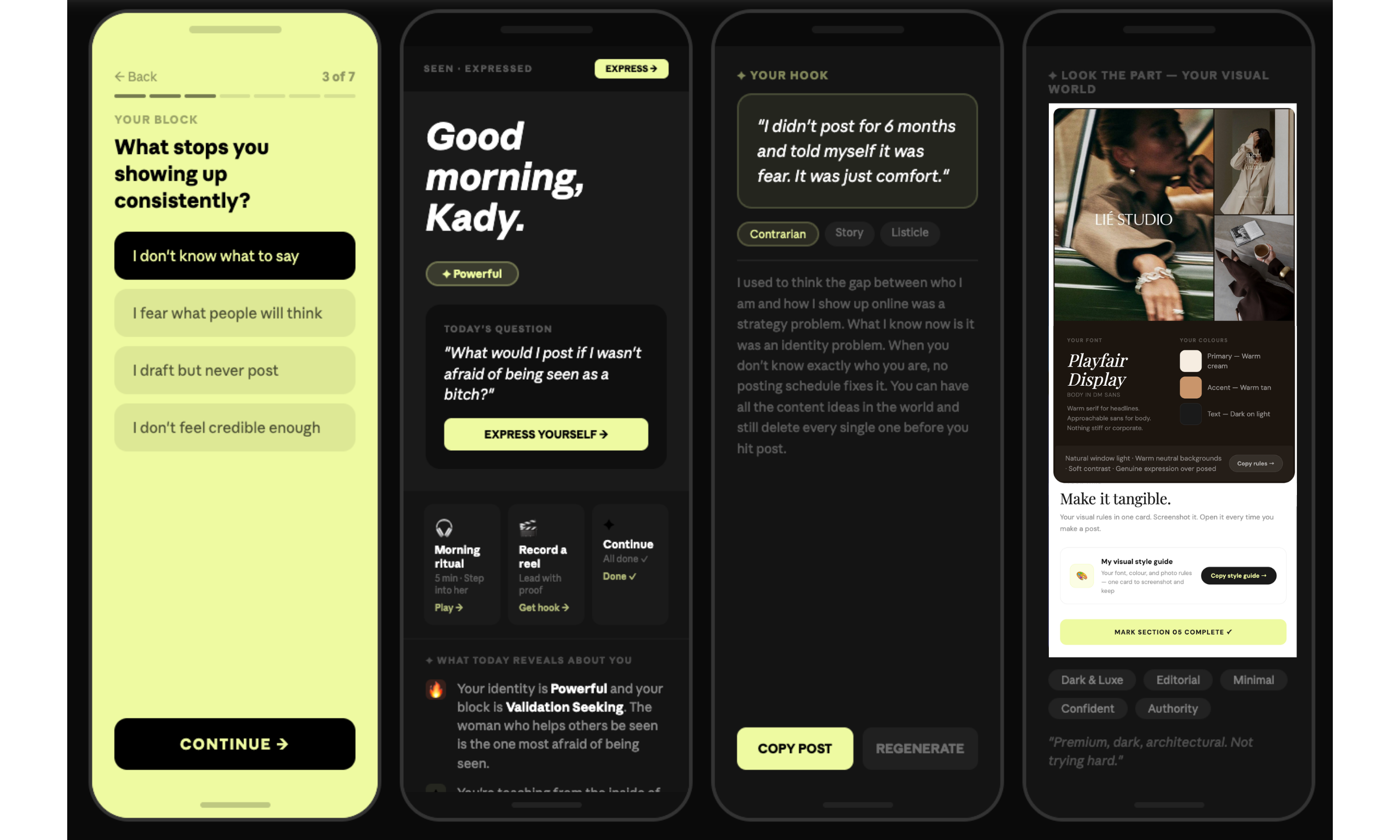 EXPRESSED app preview