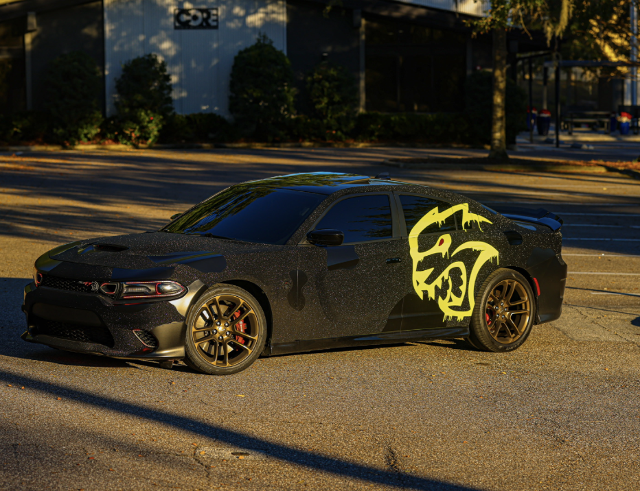 Custom wrapped vehicle