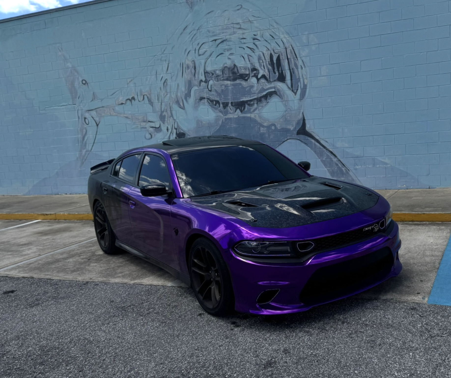 Custom exterior wrap project