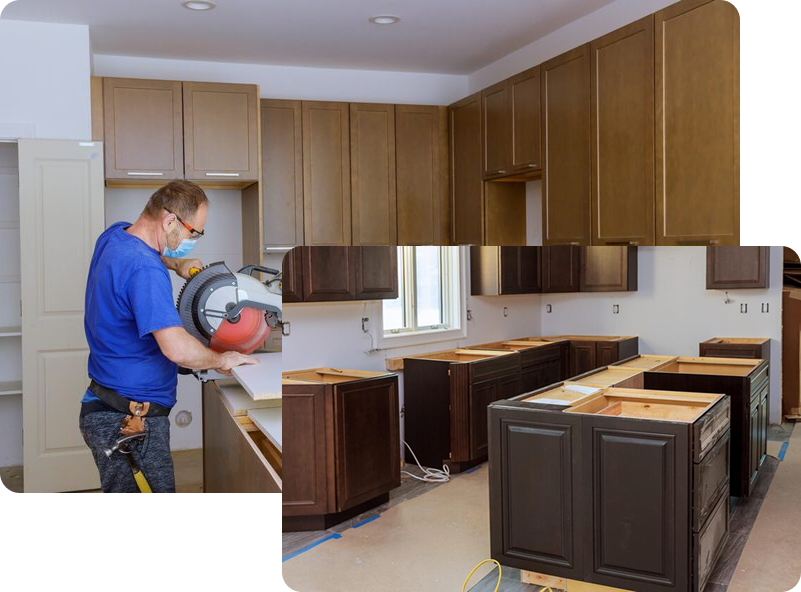 Expert kitchen cabinet installation and renovation services in Madison County, AL, and surrounding areas provided by Twin Brothers Painting.