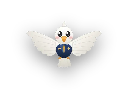 DivineReach AI dove mascot