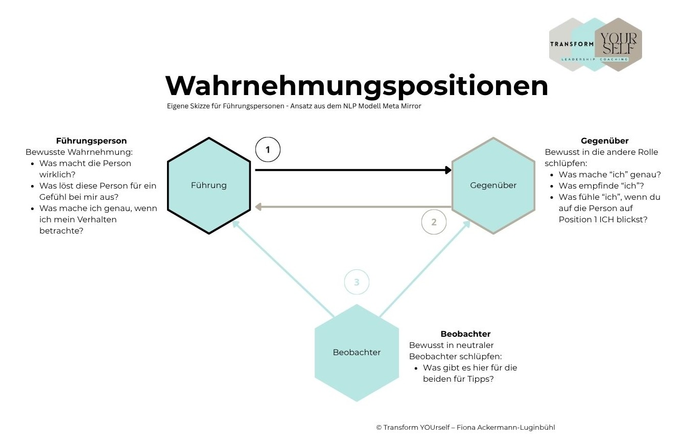 Wahrnehmungspositionen in der Führung
