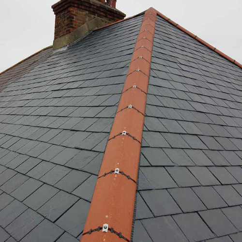 Recent roof repairs project