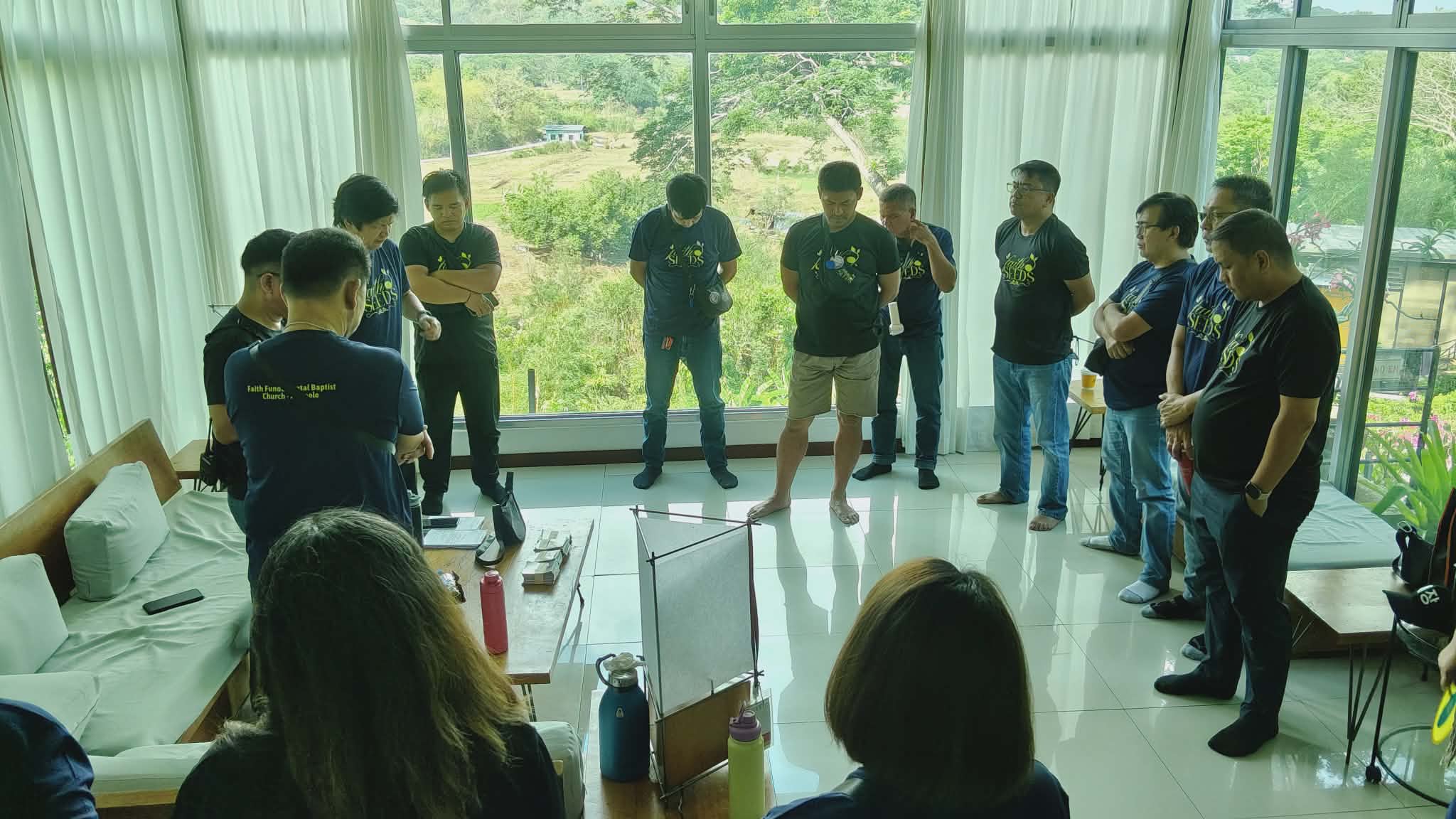 Briefing before Faith Seeds outreach