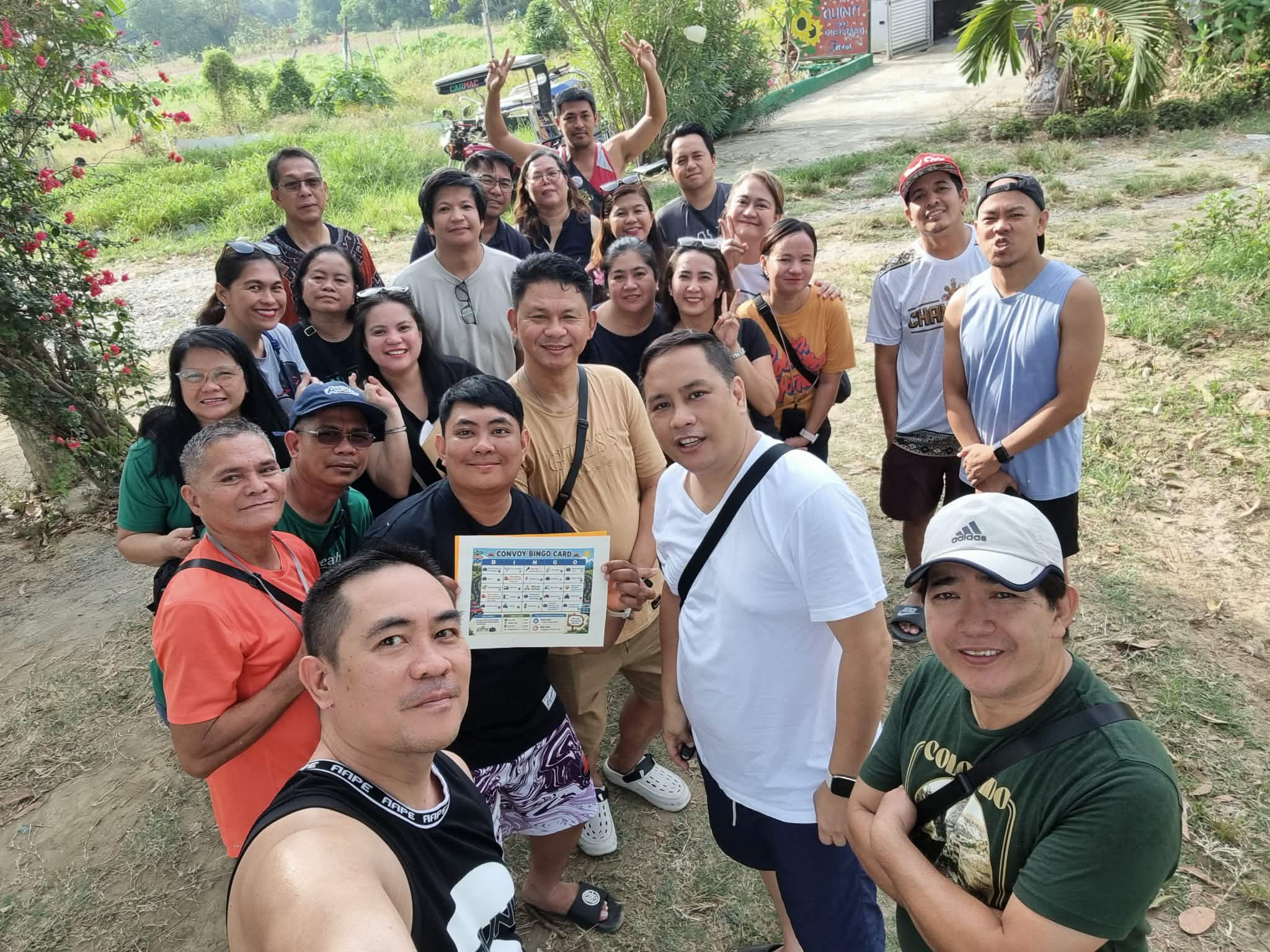 Team-building during the road trip