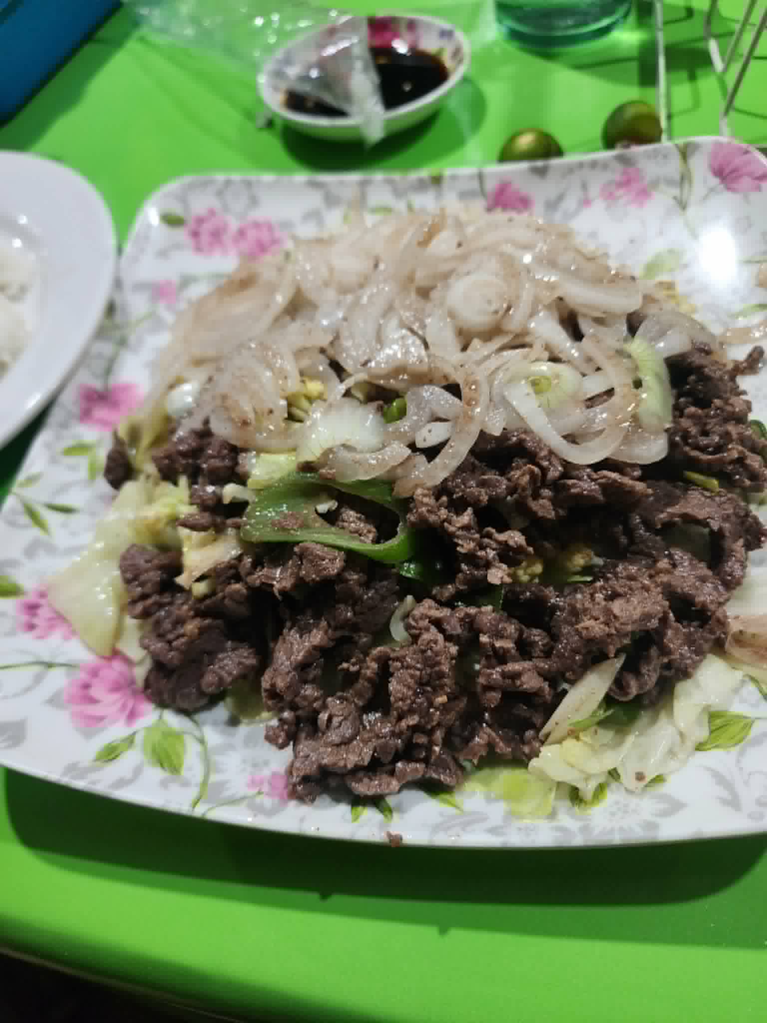 A hearty meal after a fruitful day