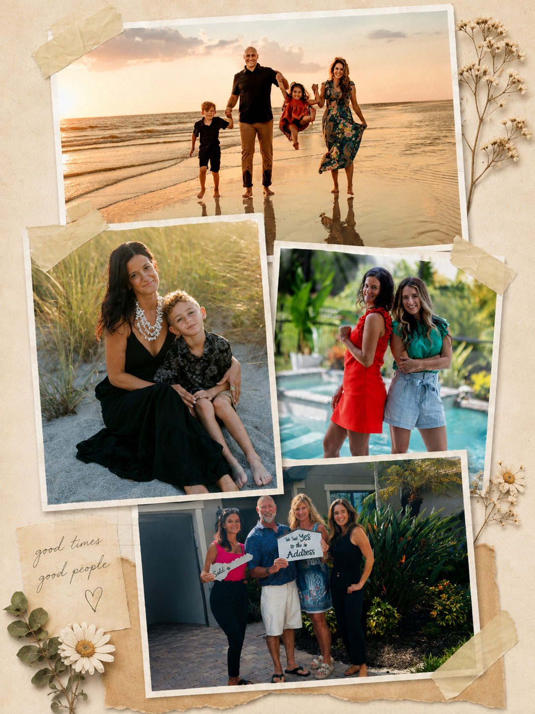 Candid family and lifestyle moment in Venice, Florida