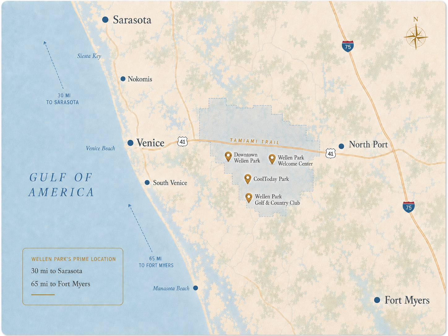 wellen park florida map, Regional location map of Wellen Park Florida showing proximity to Venice and North Port