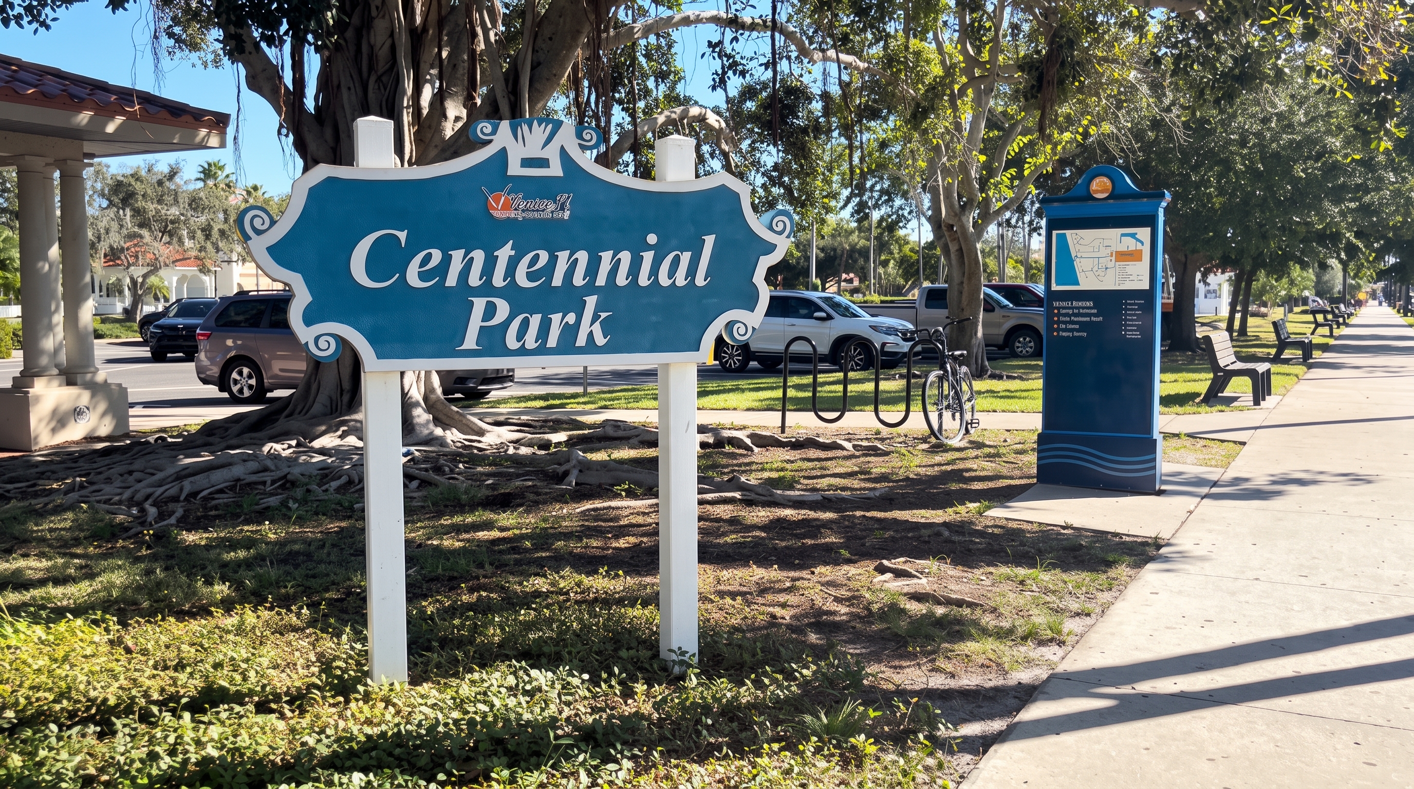 Centennial Park in Downtown Venice Florida