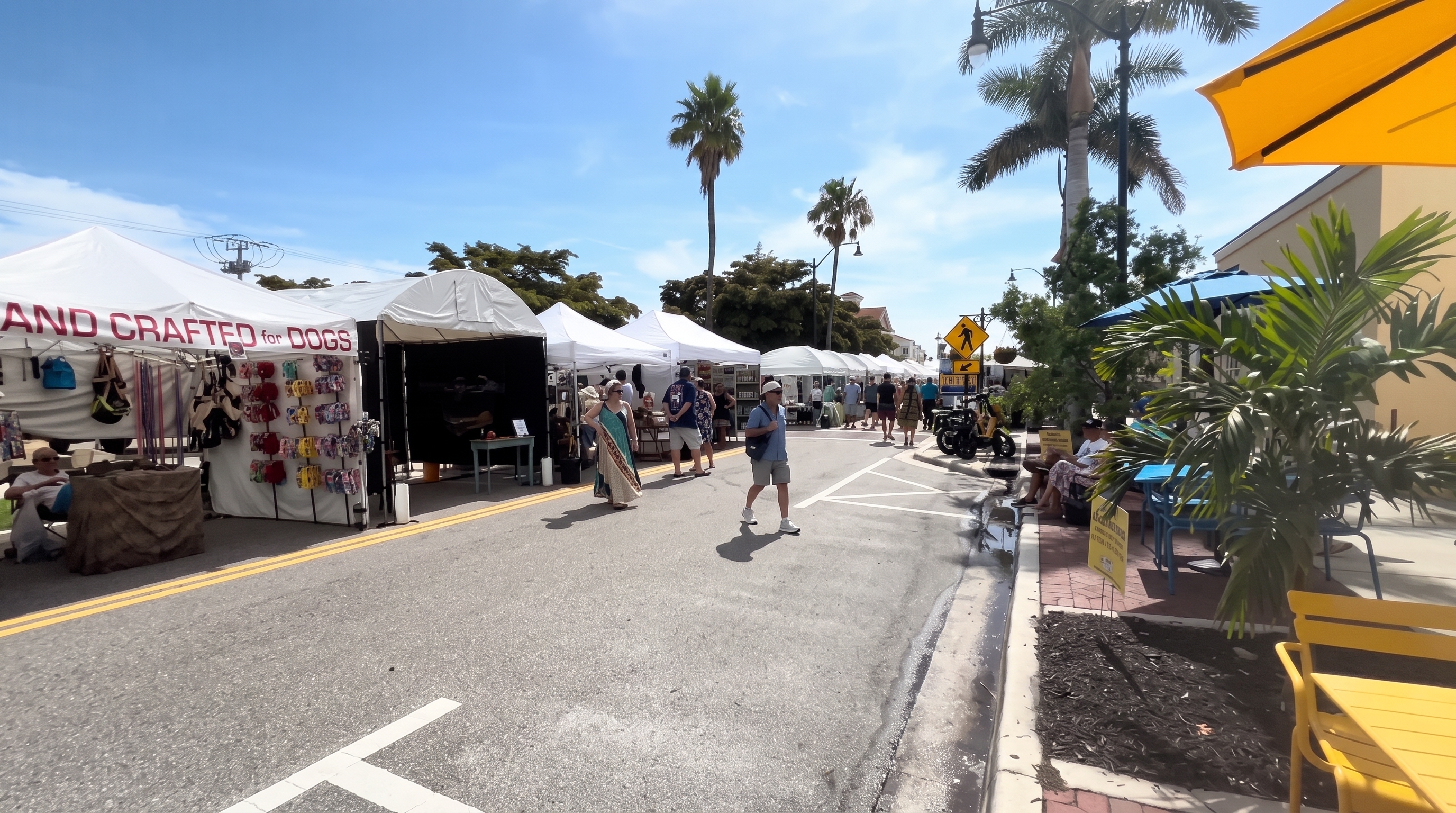 Downtown Venice Art Festival on West Venice Avenue