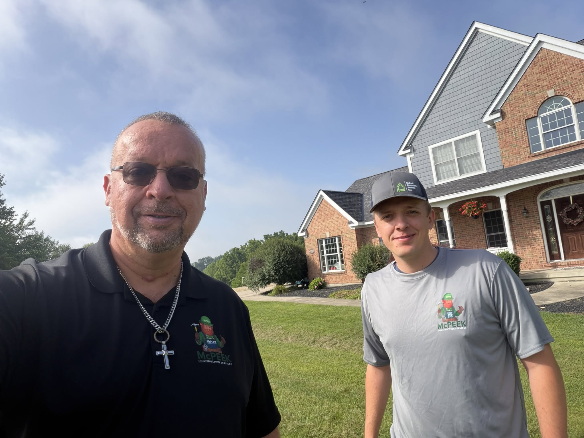 Shawn McPeek, owner of McPeek Construction Services, LLC in Harrison, Ohio
