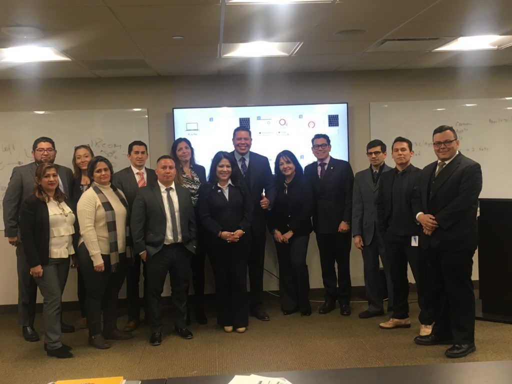 Dr. Jairo Borja with a corporate team