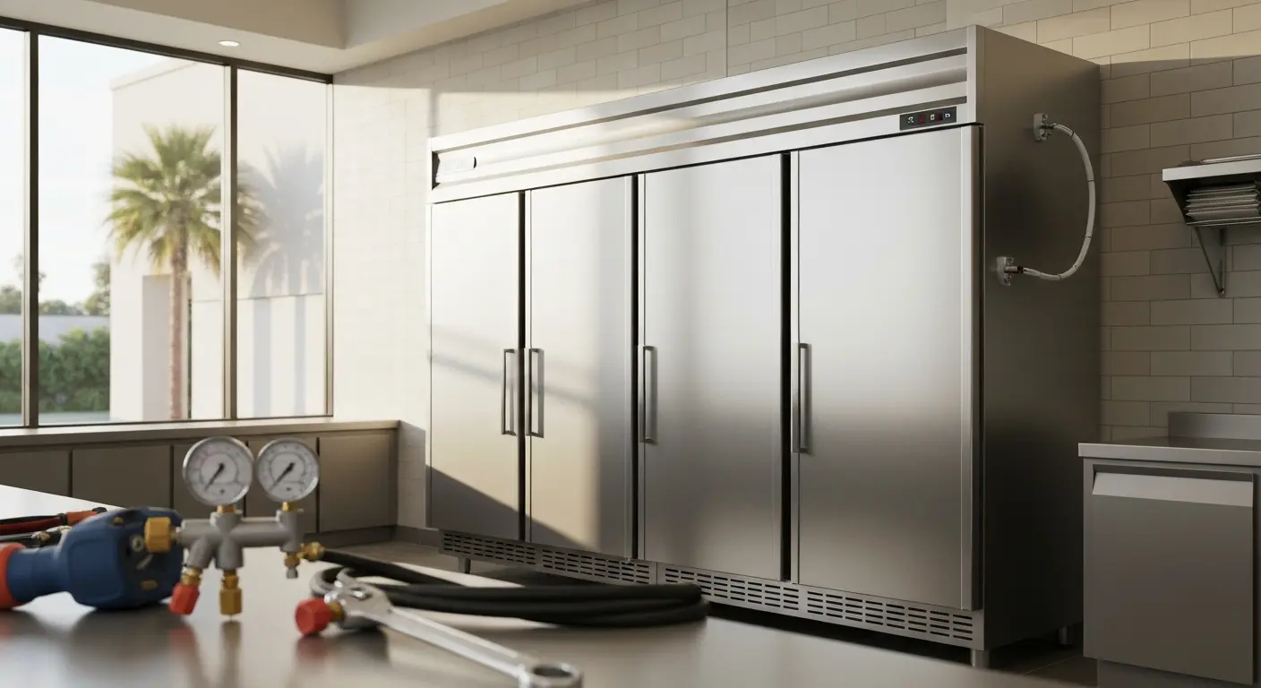 Commercial cooler replacement project