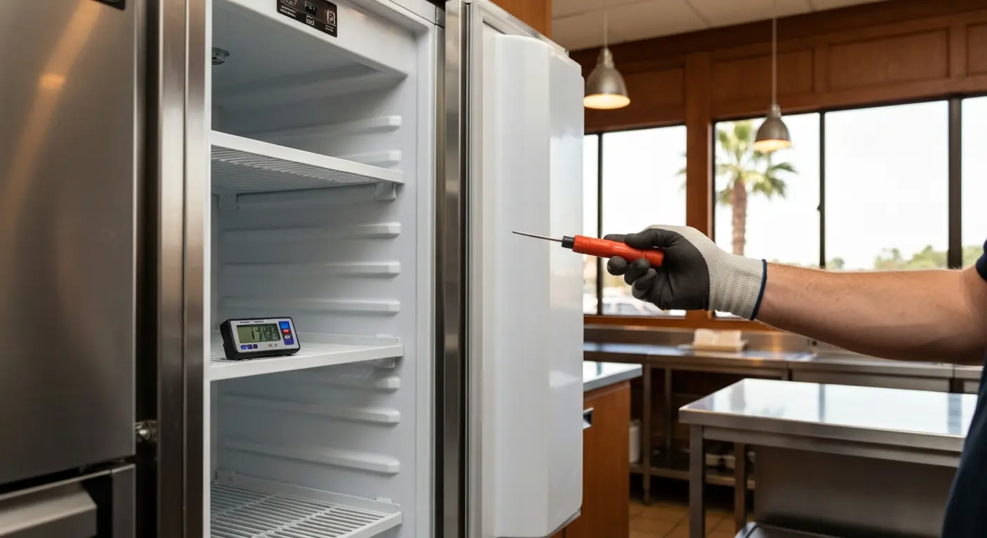 Freezer installation and testing