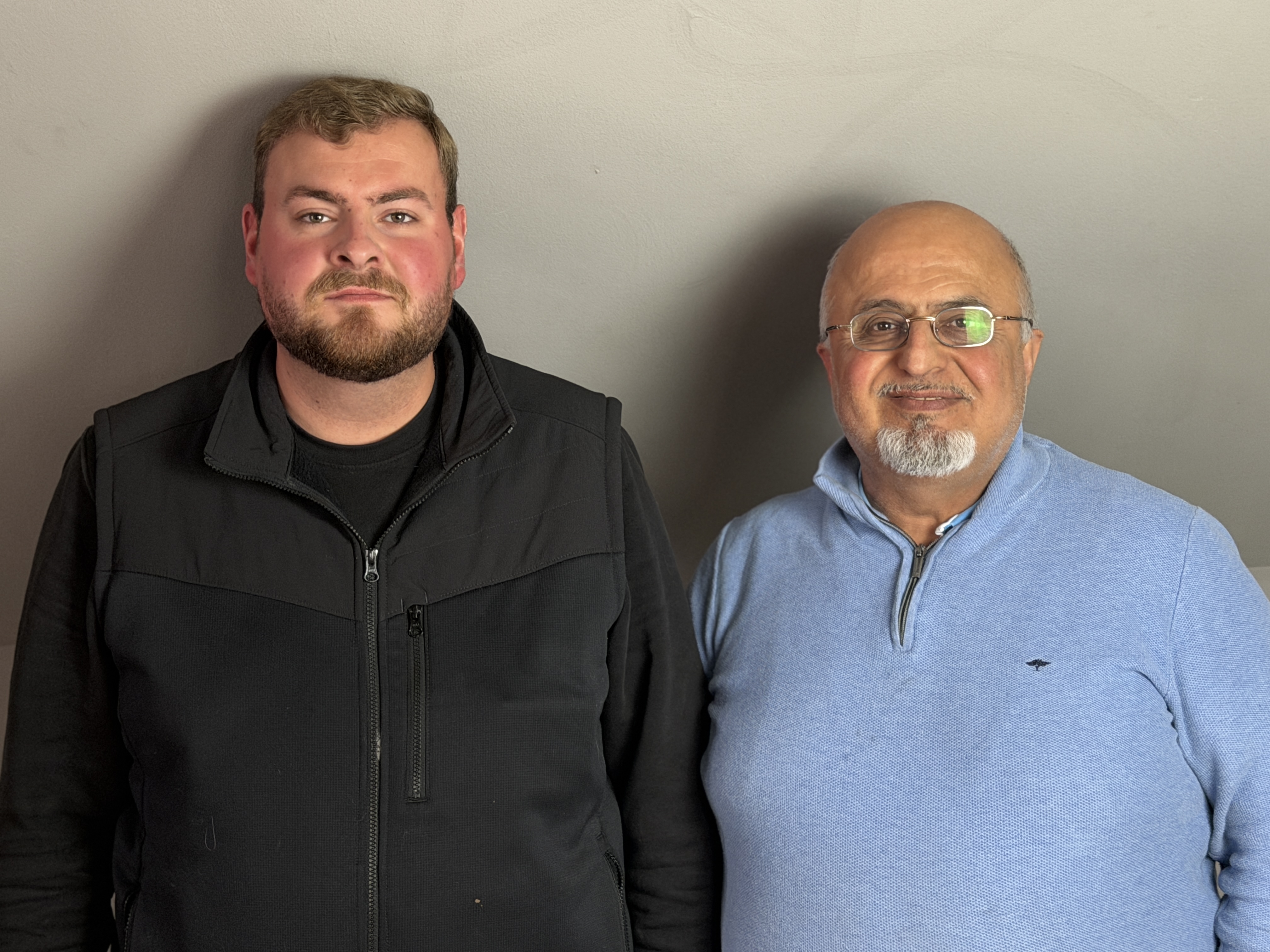 Anestis Karagiannidis und Florian Mainka — Geschäftsführer Tsaveli Transporte Haldensleben