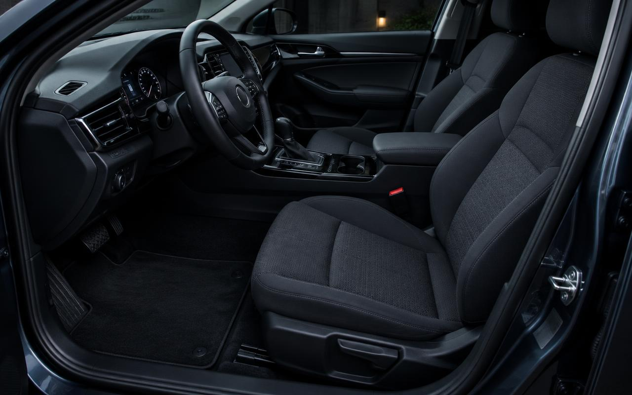 Clean car interior after detailing