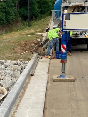 Concrete sidewalks in Clinton, TN