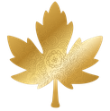 Maple & Mantel gold maple leaf