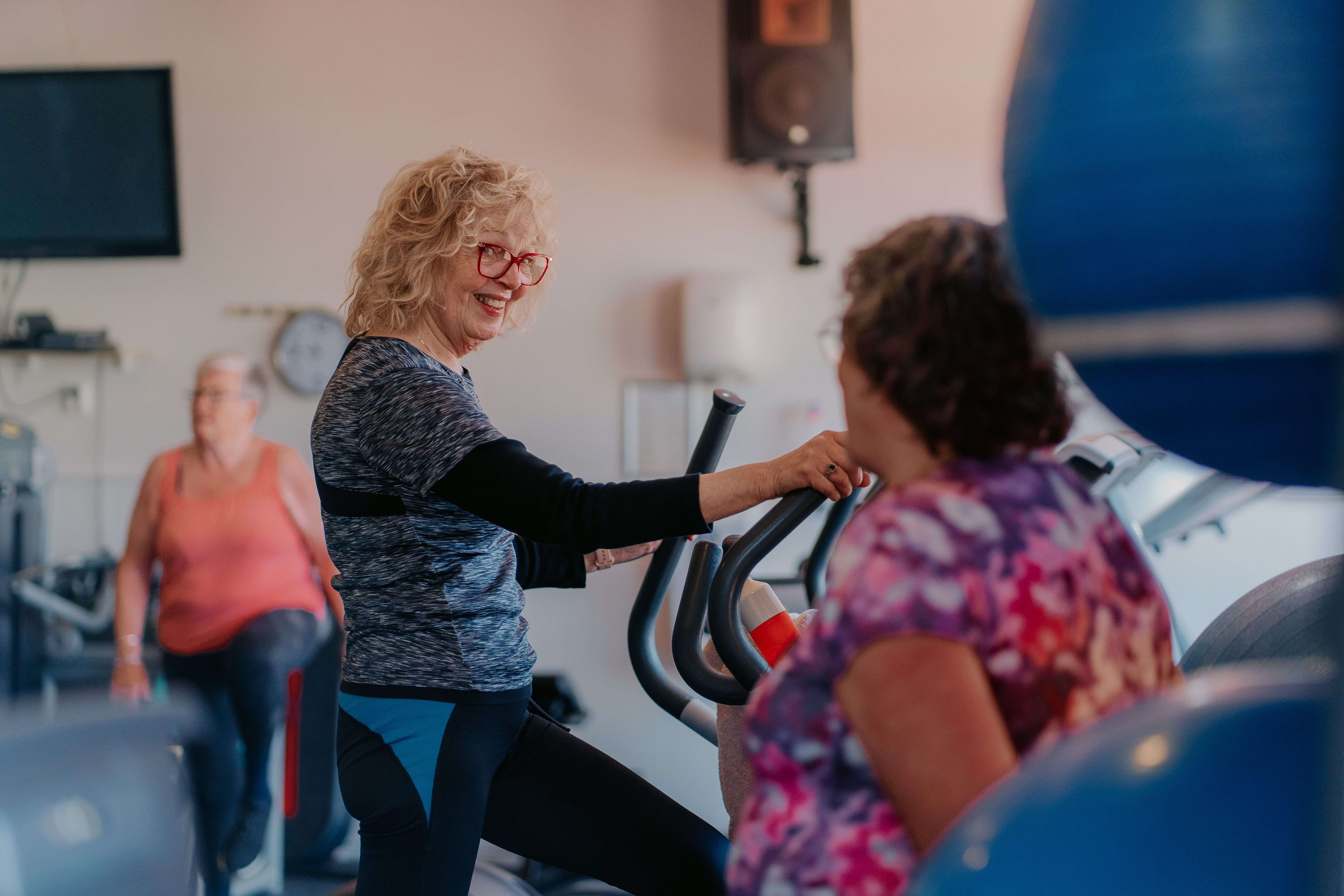 Sfeerfoto van de rustige trainingsruimte bij MovingCenter Slagharen