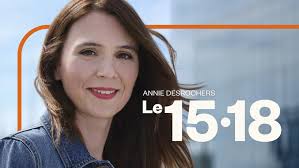 Radio-Canada Première, Le 15-18, entrevue avec Sophie Morin