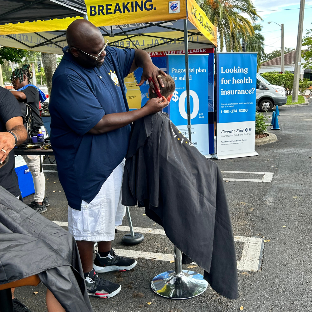 A Treasure Coast child benefiting from TCBU's $5 a month giving program