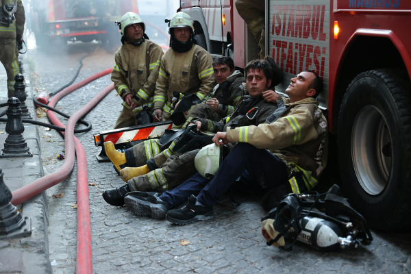 Visual representation of burnout and emotional exhaustion in high-stress professions.