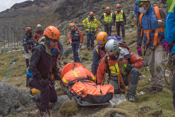 First responder helping community