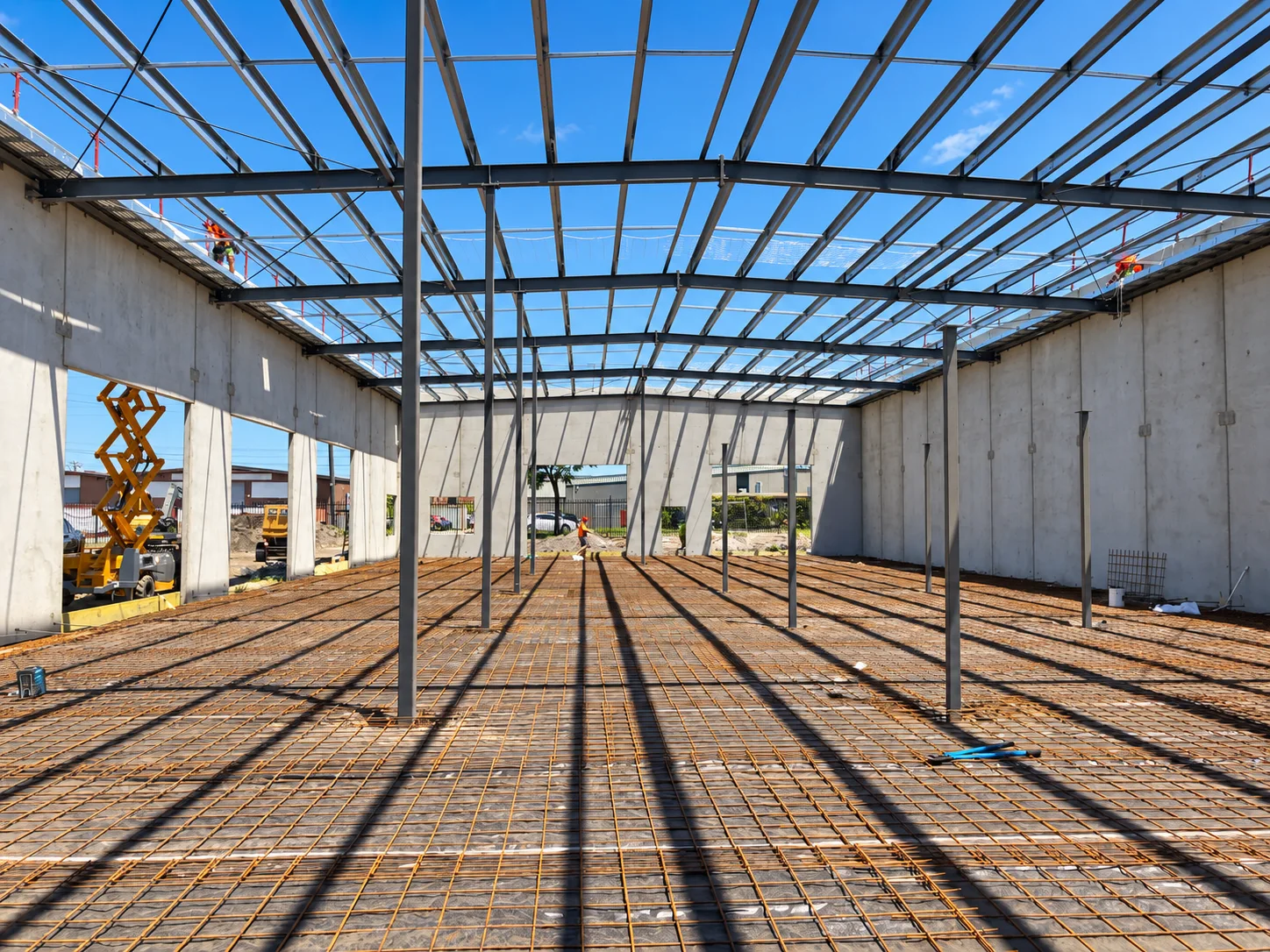 UC Build Chadstone commercial project steel and slab construction