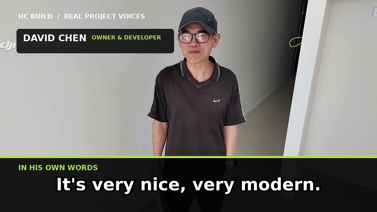David Chen speaking at his project