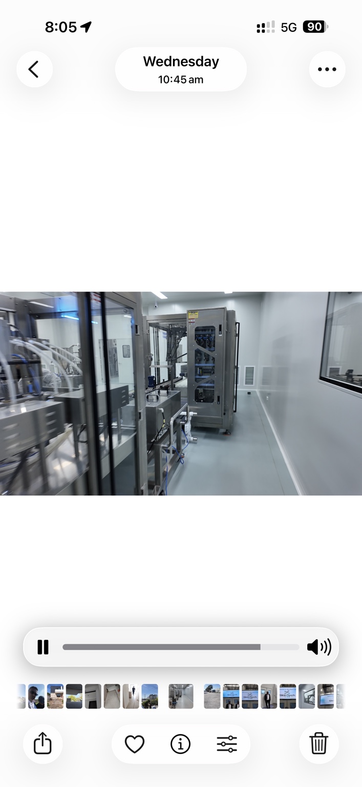 Manufacturing facility interior with production equipment