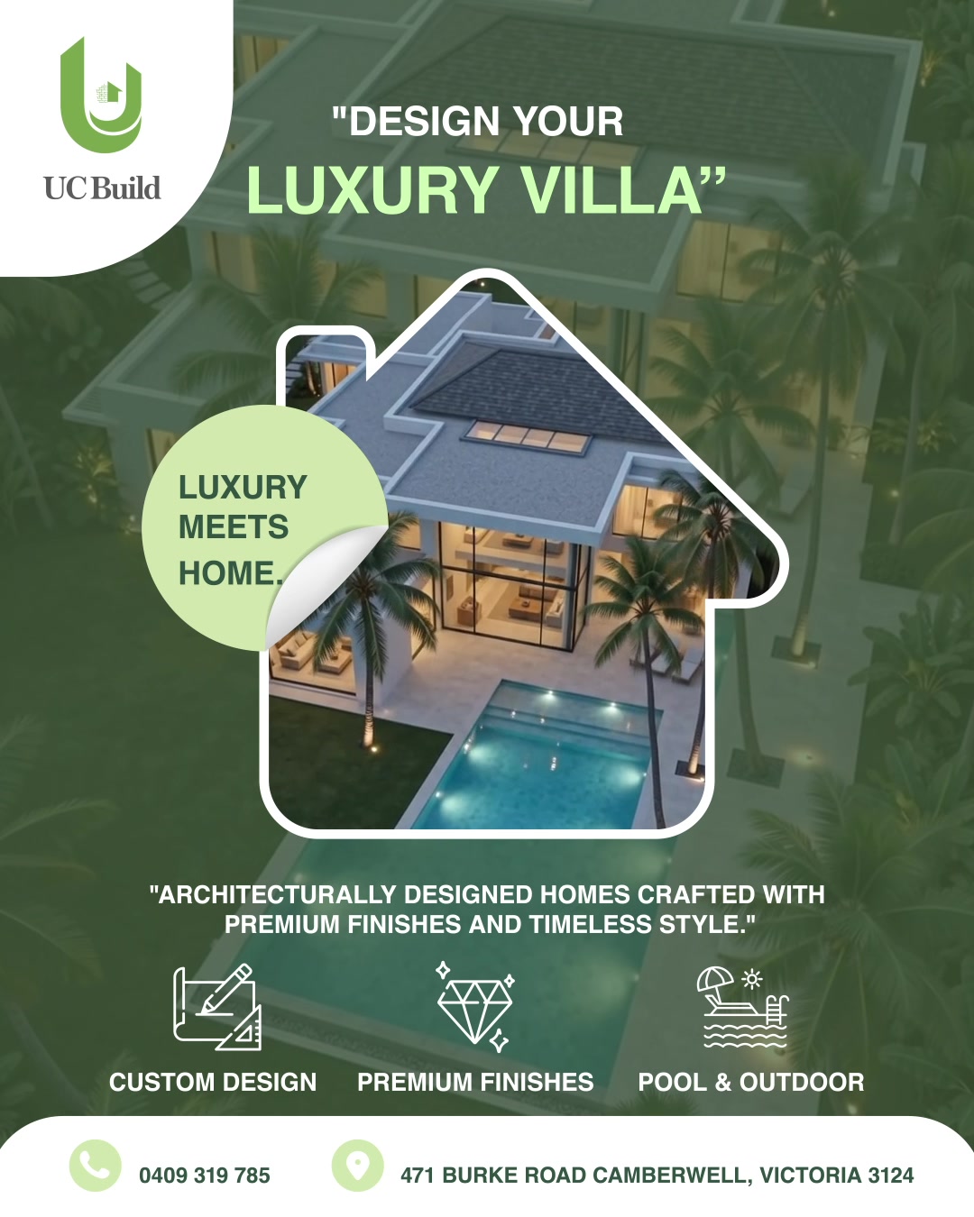 Luxury villa design video
