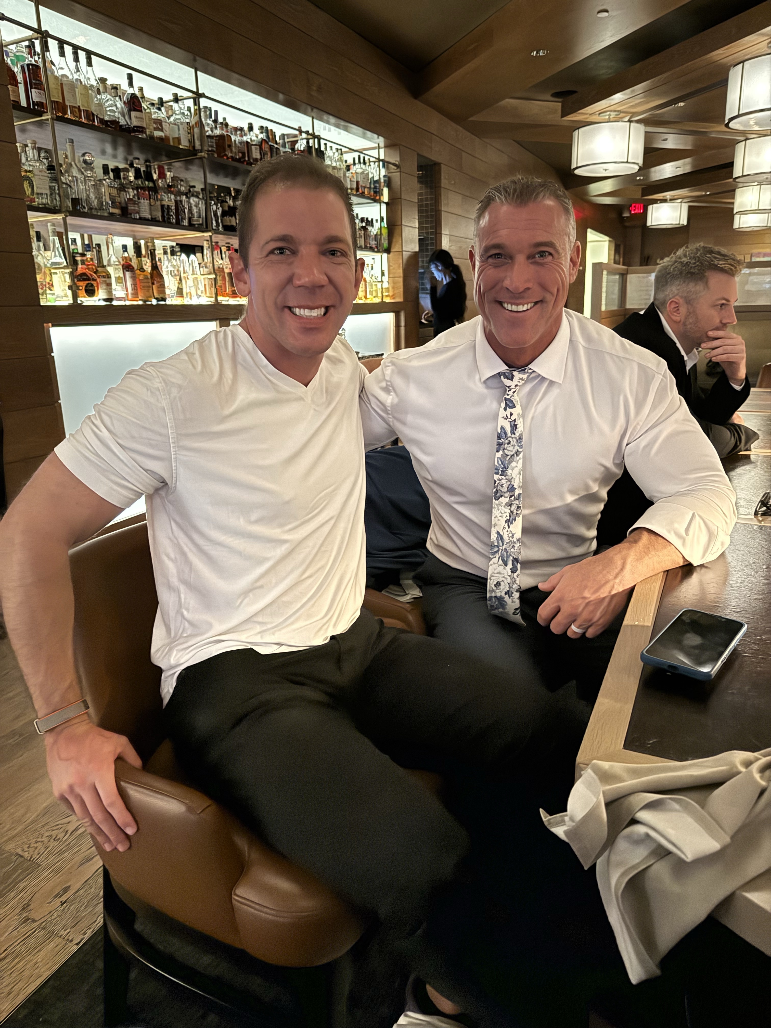 Chuck Meeker with Alex Tatem, M.D.