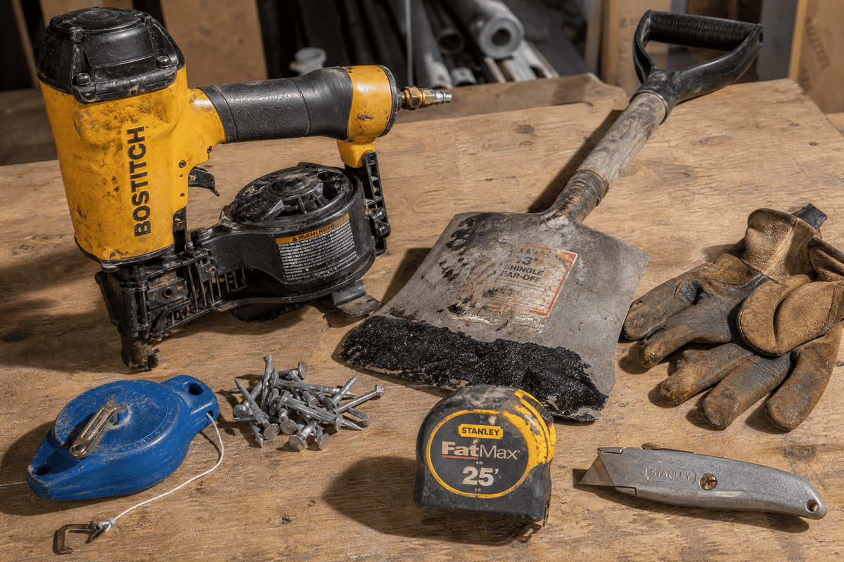 Professional roofing tools