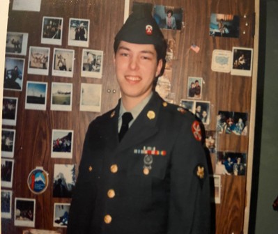 American flag representing Dave Welch's United States Army service