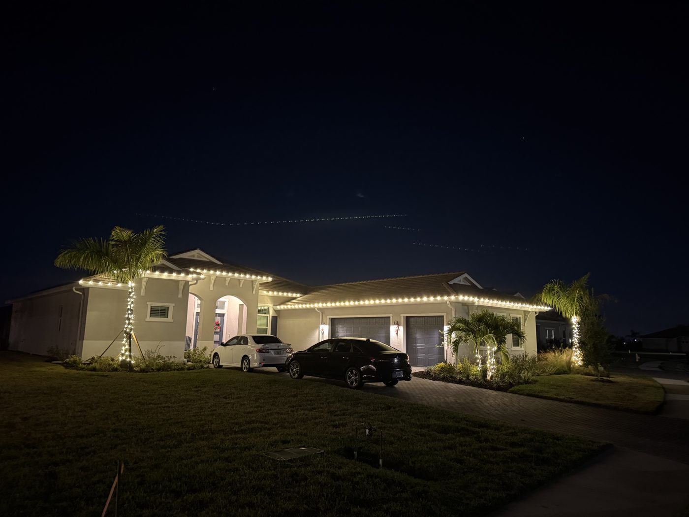 Lakewood Lights permanent lighting installation