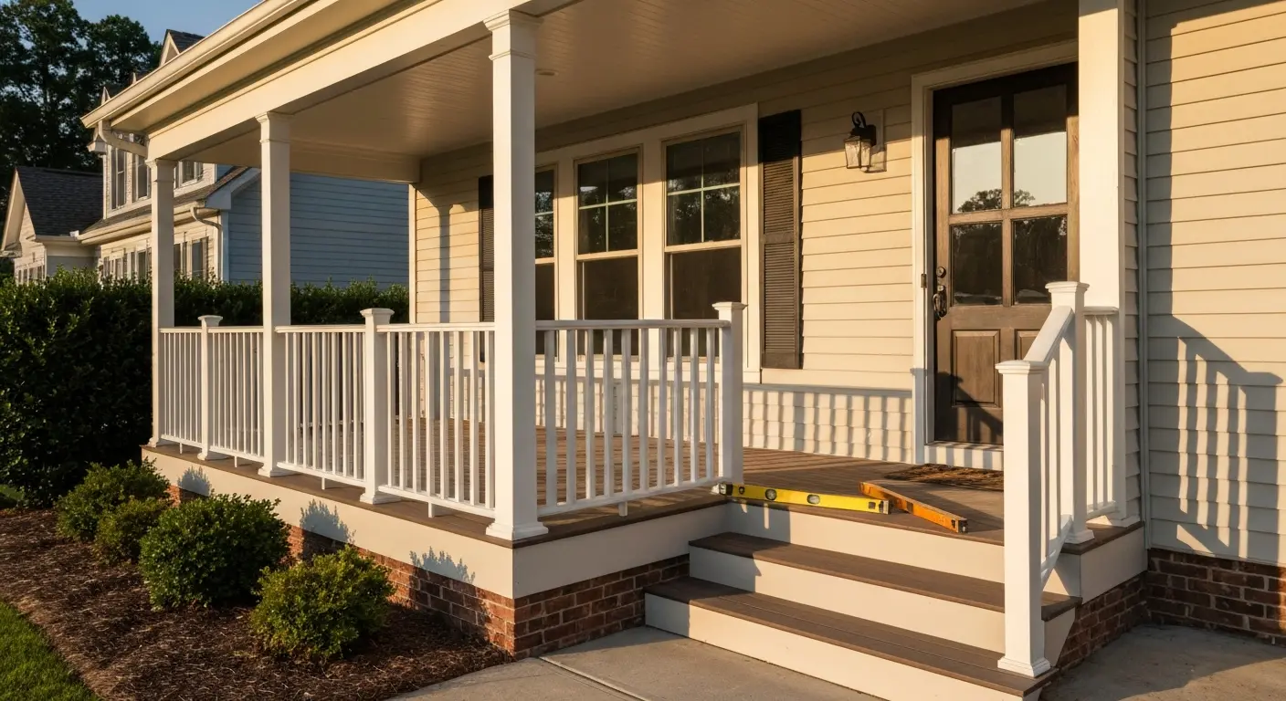 Front porch addition