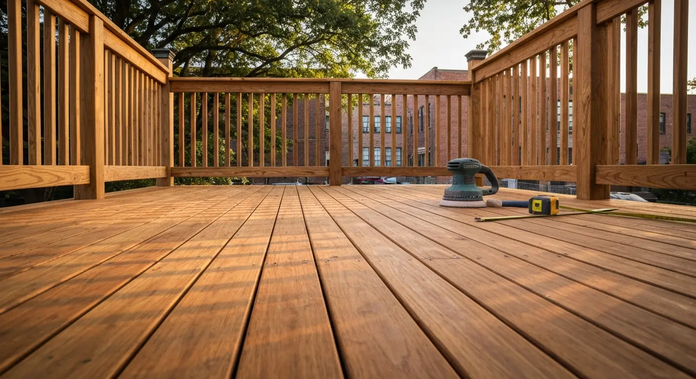 Deck repair and refinishing
