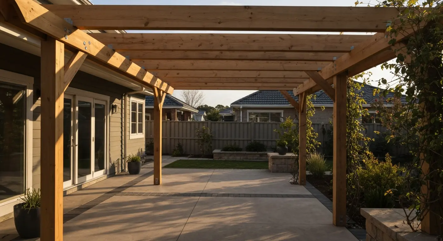 Pergola outdoor space