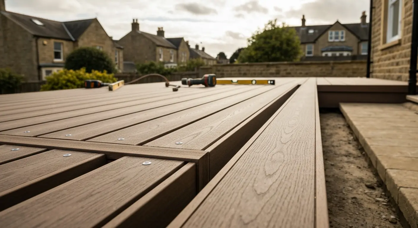 Composite deck installation