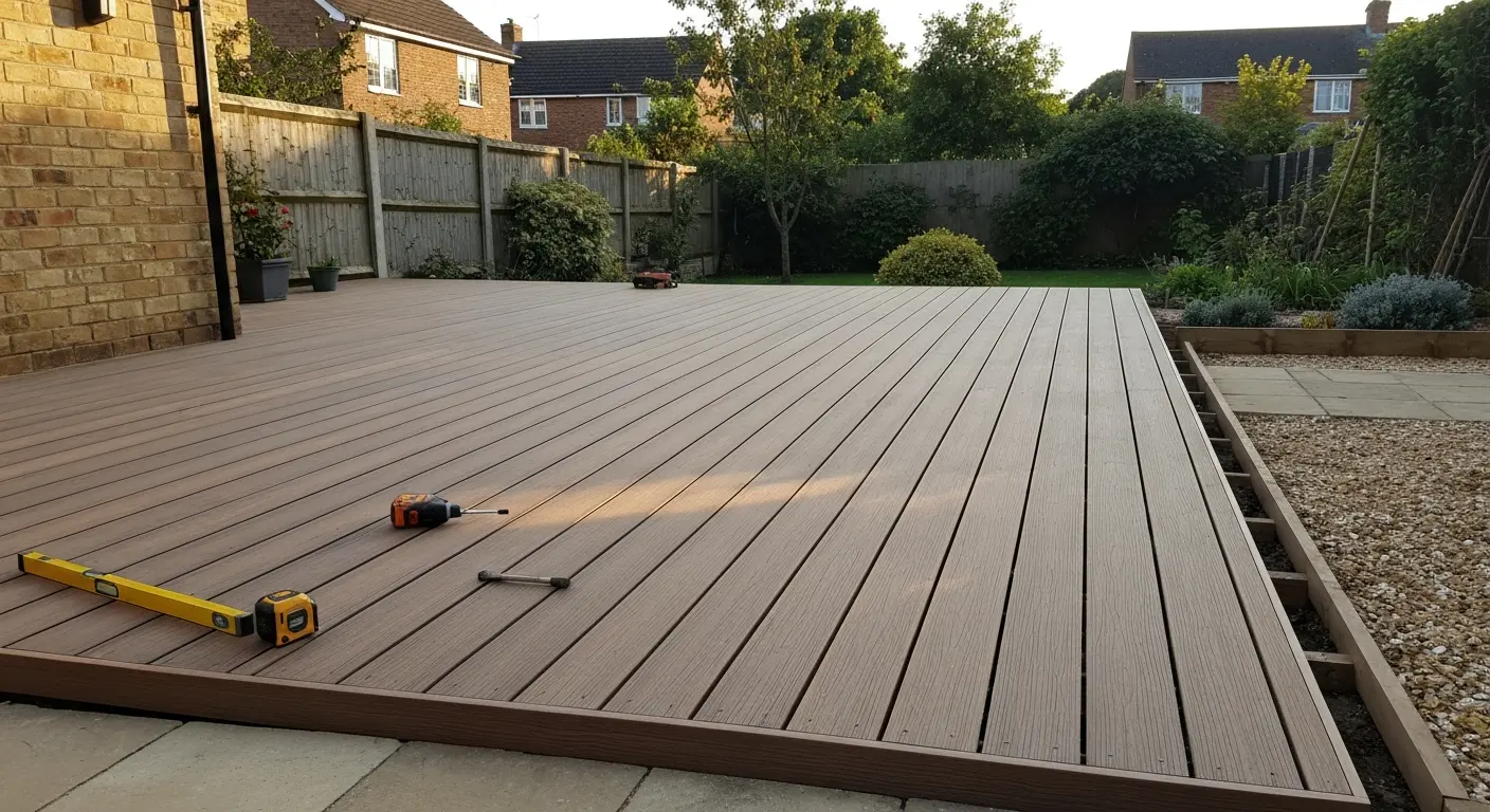 Composite deck installation