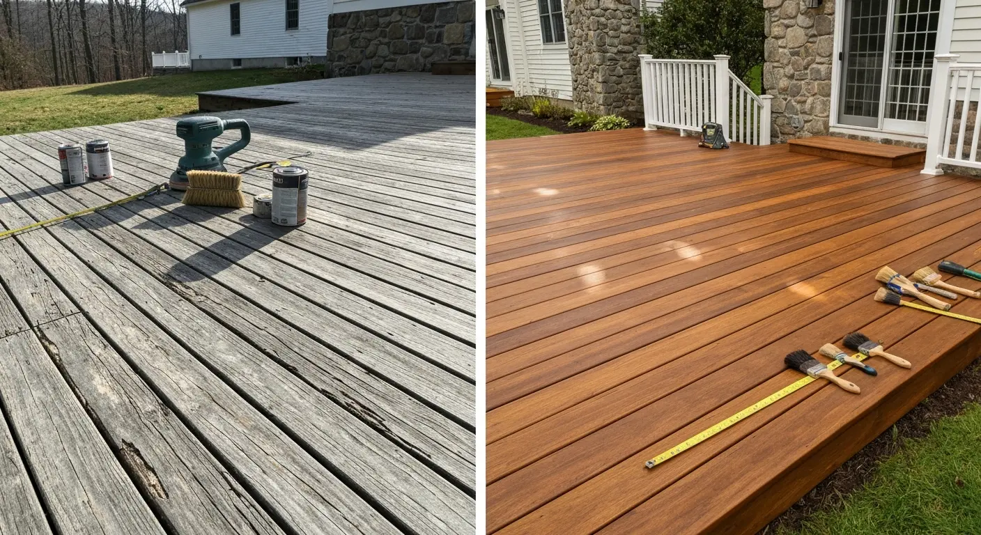 Deck repair work