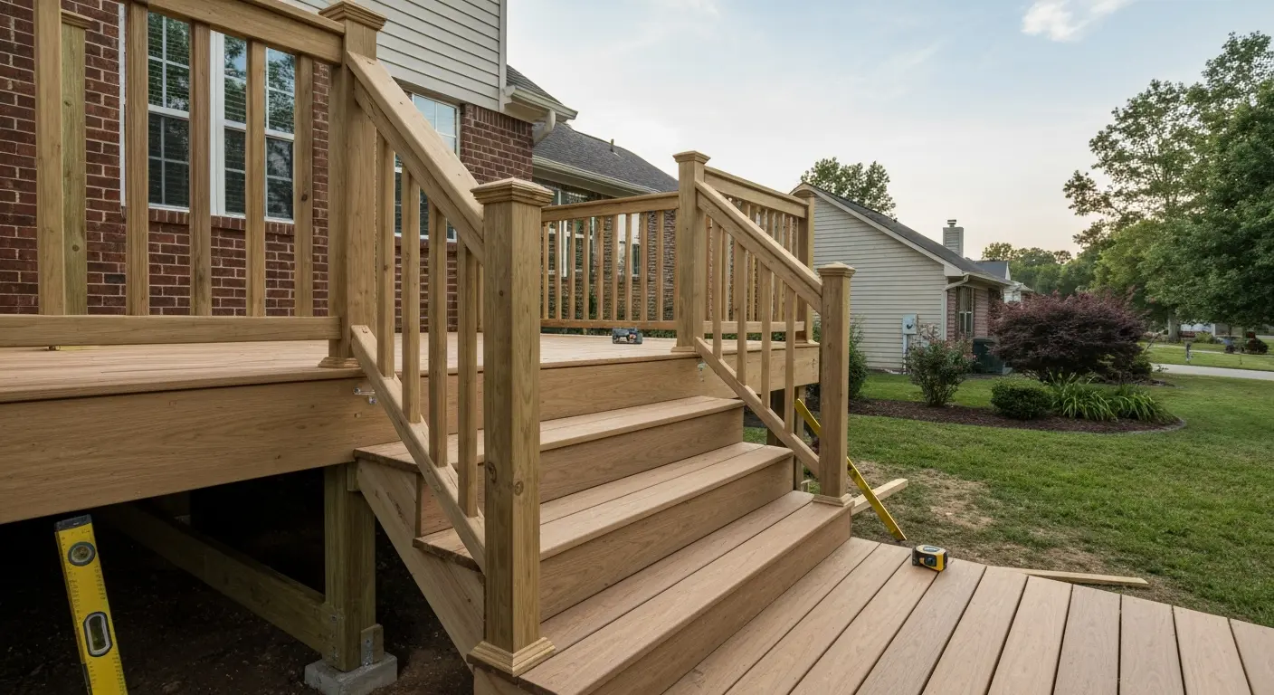 Multi-level deck project