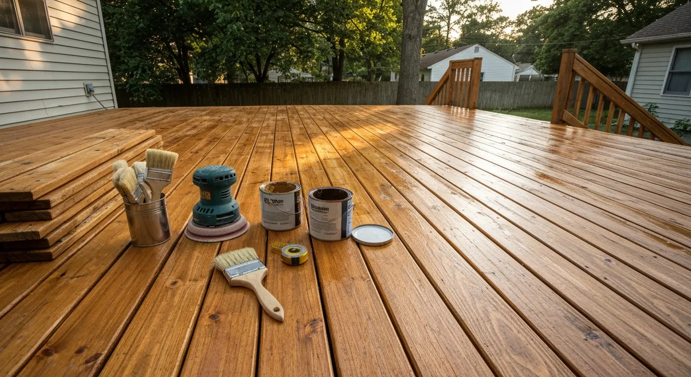 Deck repair and refinishing