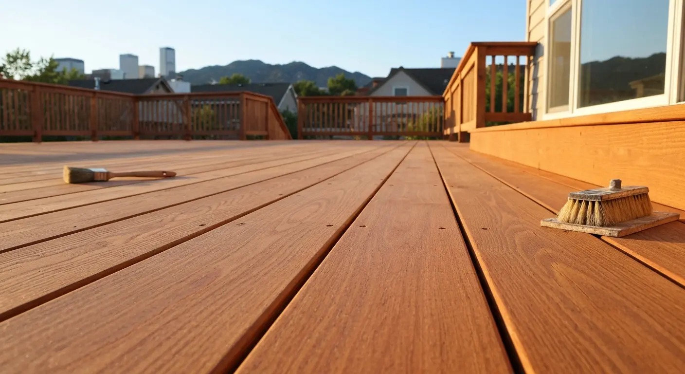 Wood deck repair and refinishing