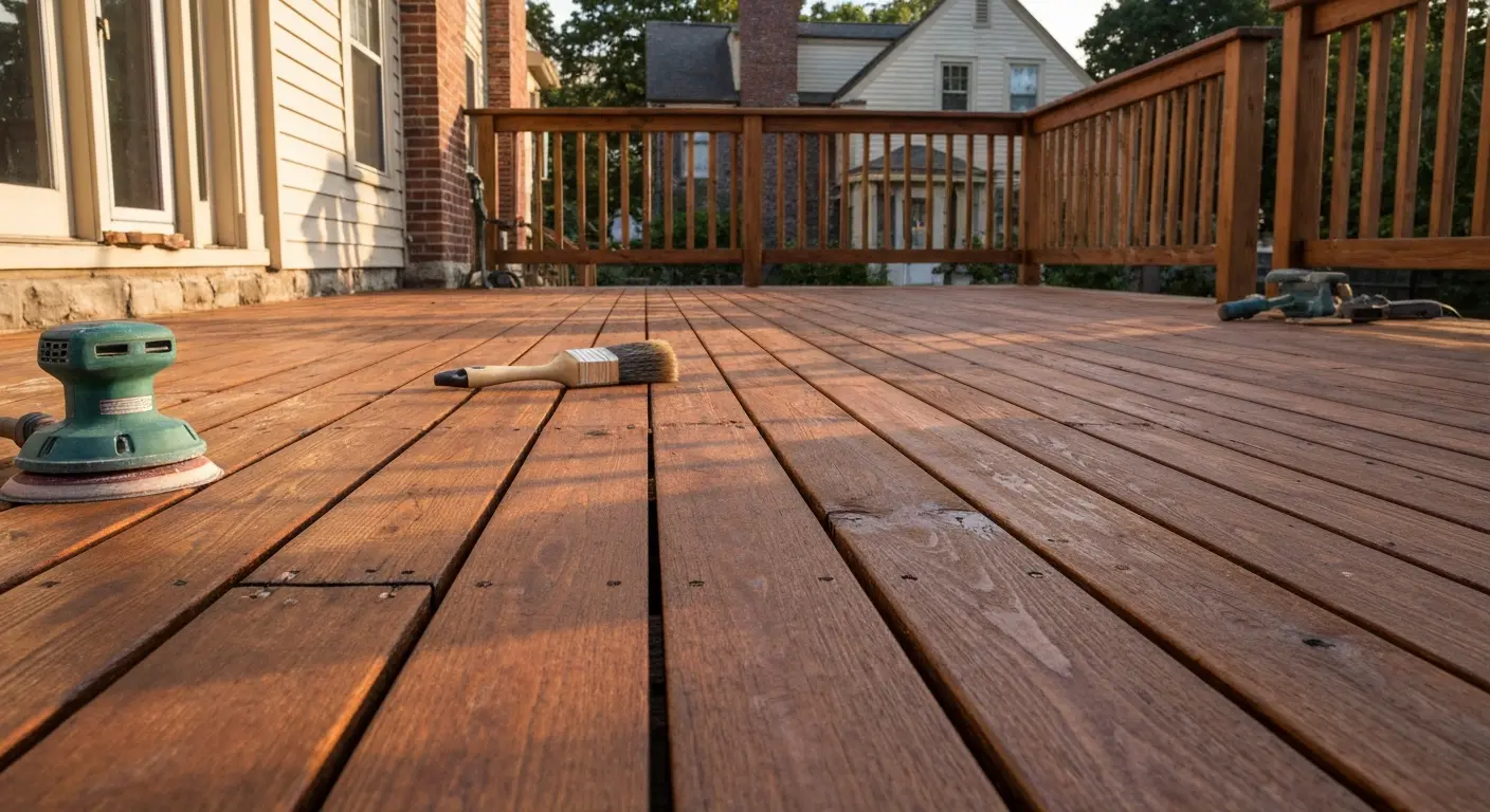 Deck repair work