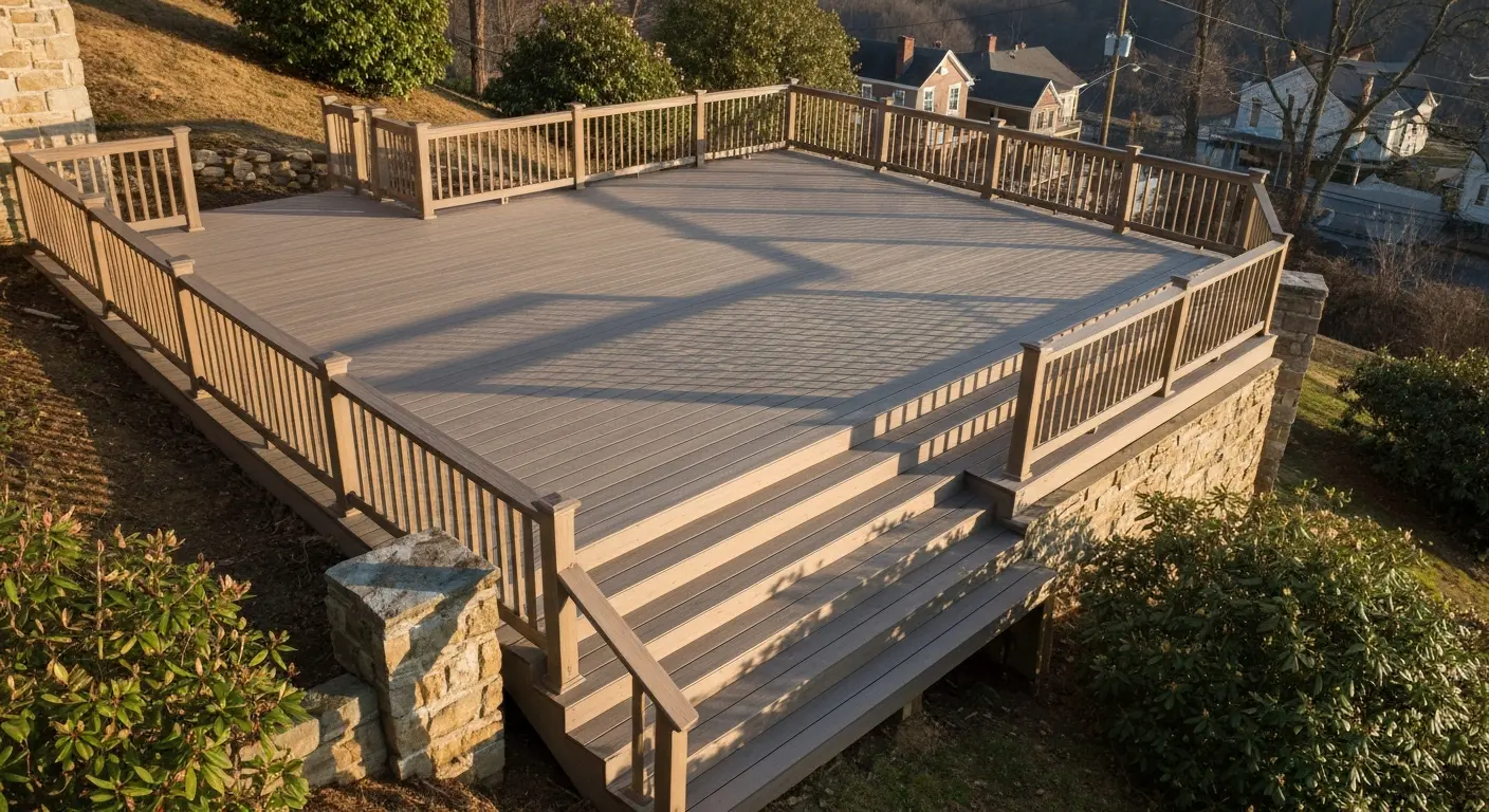 Multi-level deck build