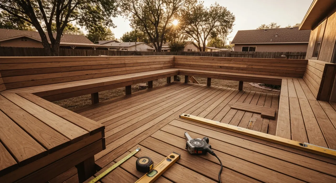 Custom deck design and build