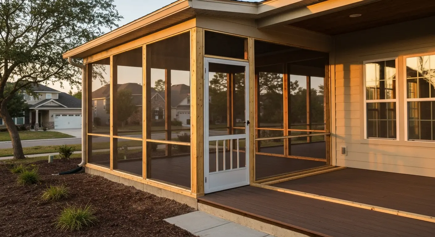Screened porch