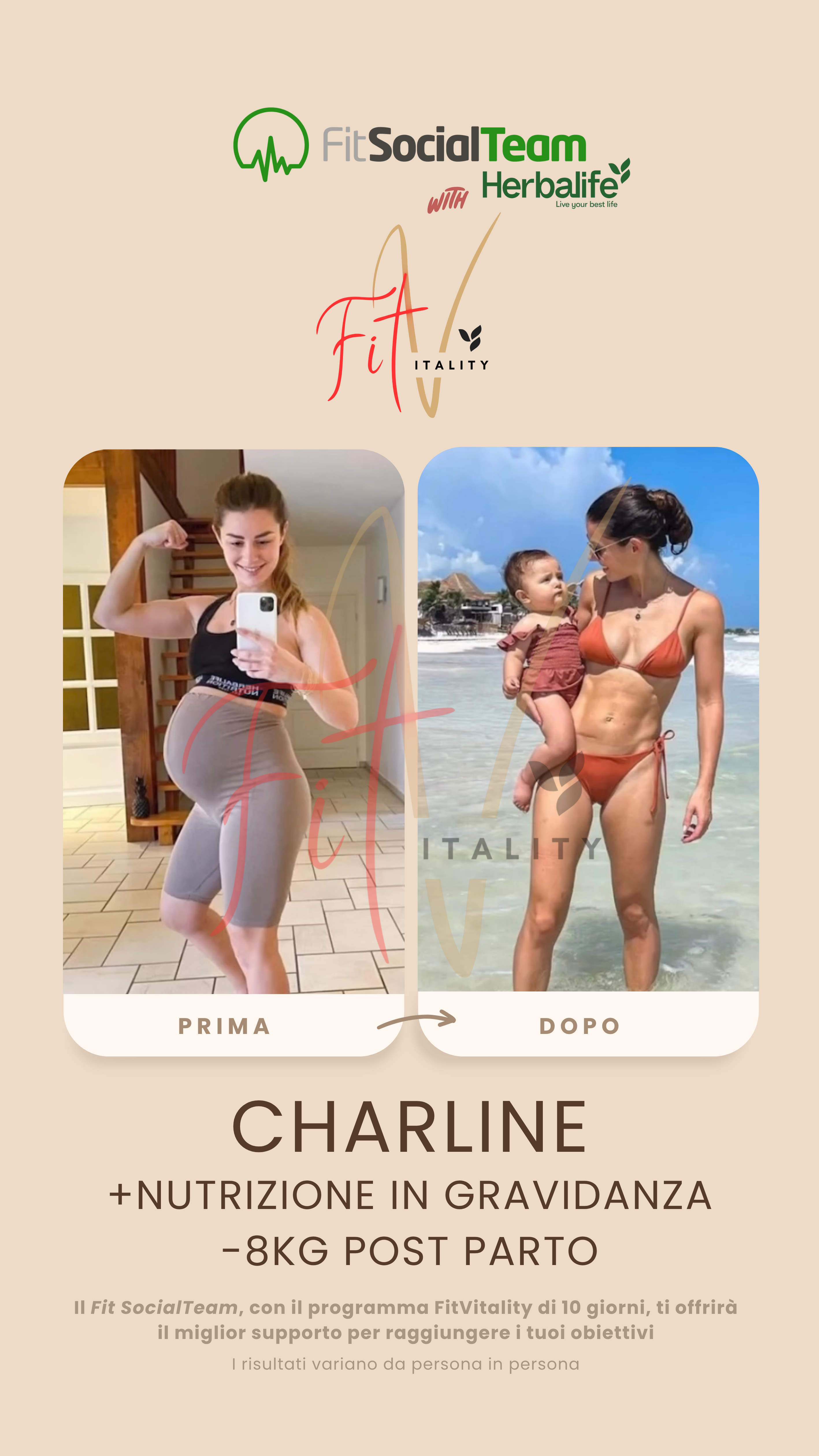 Perdia peso Herbalife Charoline